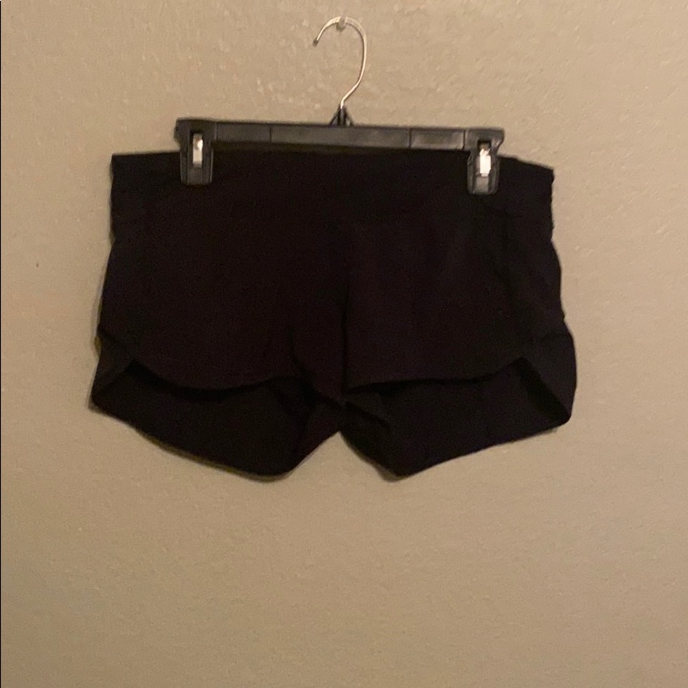 I’m selling navy blue Lululemon shorts.